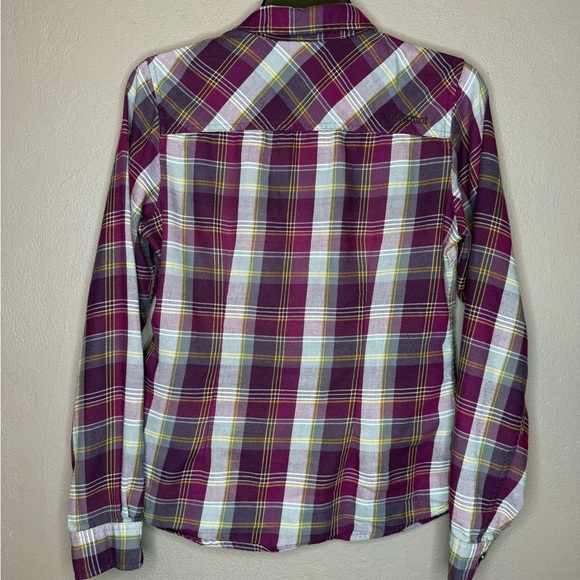 Marmot Women's Bridget Magenta Plaid Button Down Casual Western Outdoor Small - Picture 12 of 15